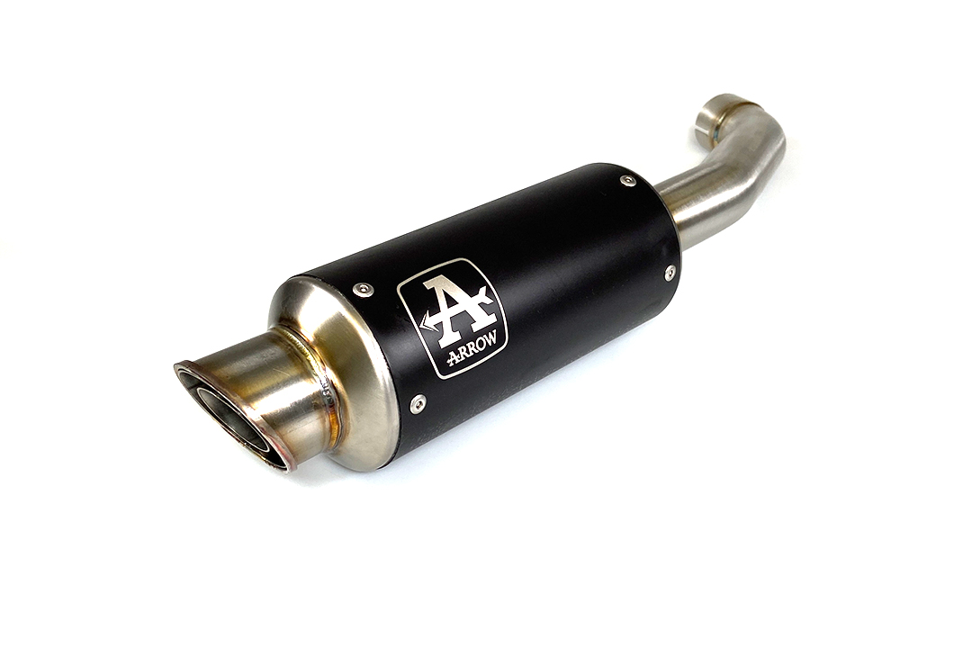 ARROW Escape GP2 Dark para KTM 125 Duke y KTM 390 Duke a partir del año del modelo 2021-