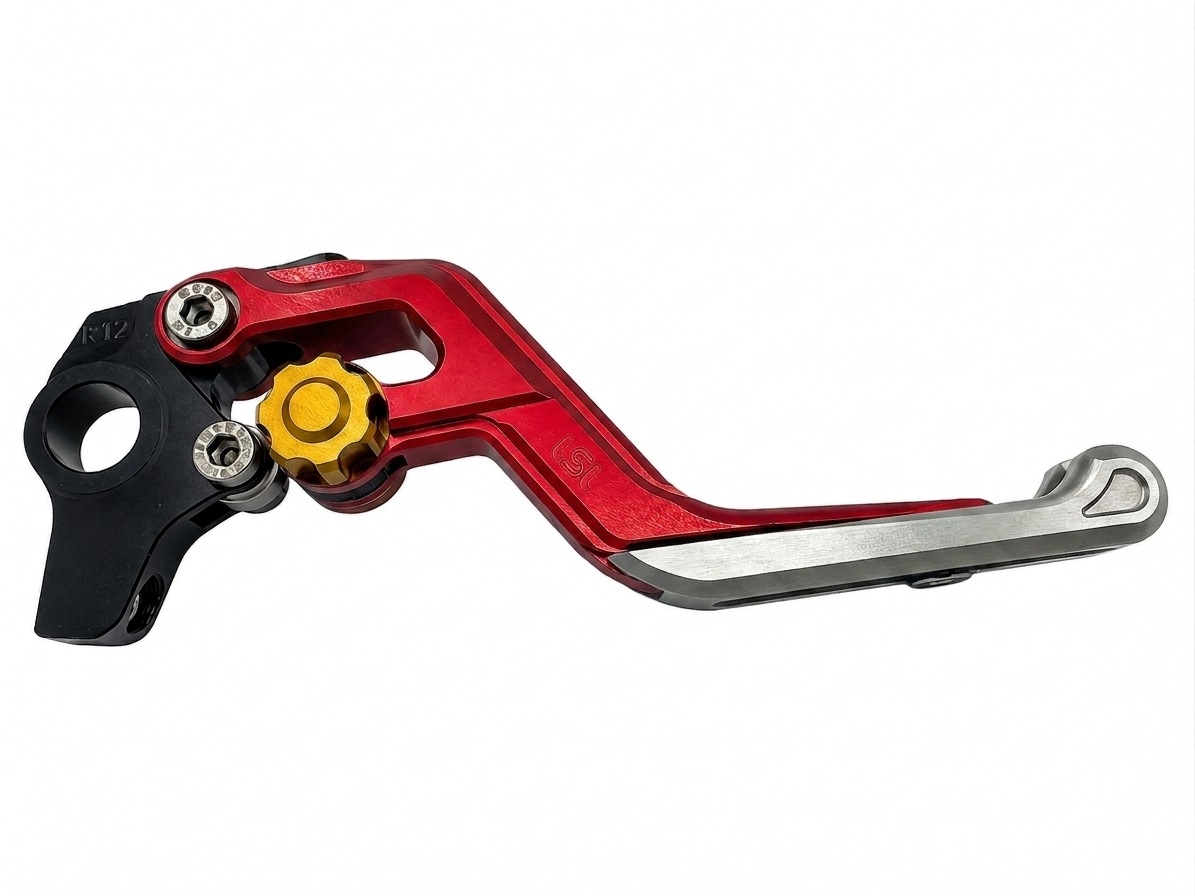 Maneta de Freno LSL ERGONIA R51 Rojo/Oro/Plata