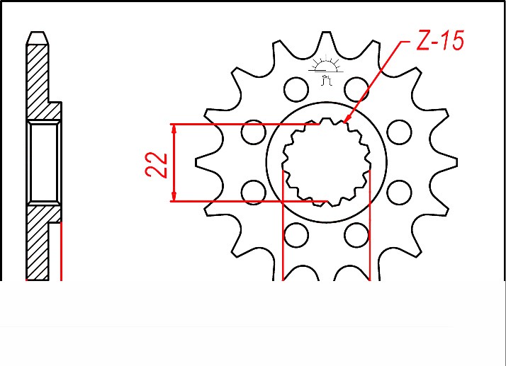 Piñón, 11 Dientes, Paso 520