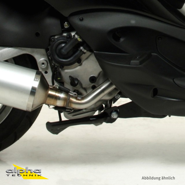 Colector de carreras ARROW para Aprilia Scarabeo400 2006-11 / Scarabeo500 2003-12 / Piaggio Beverly400 2006-11 / Beverly500 2005-08, sin catalizador