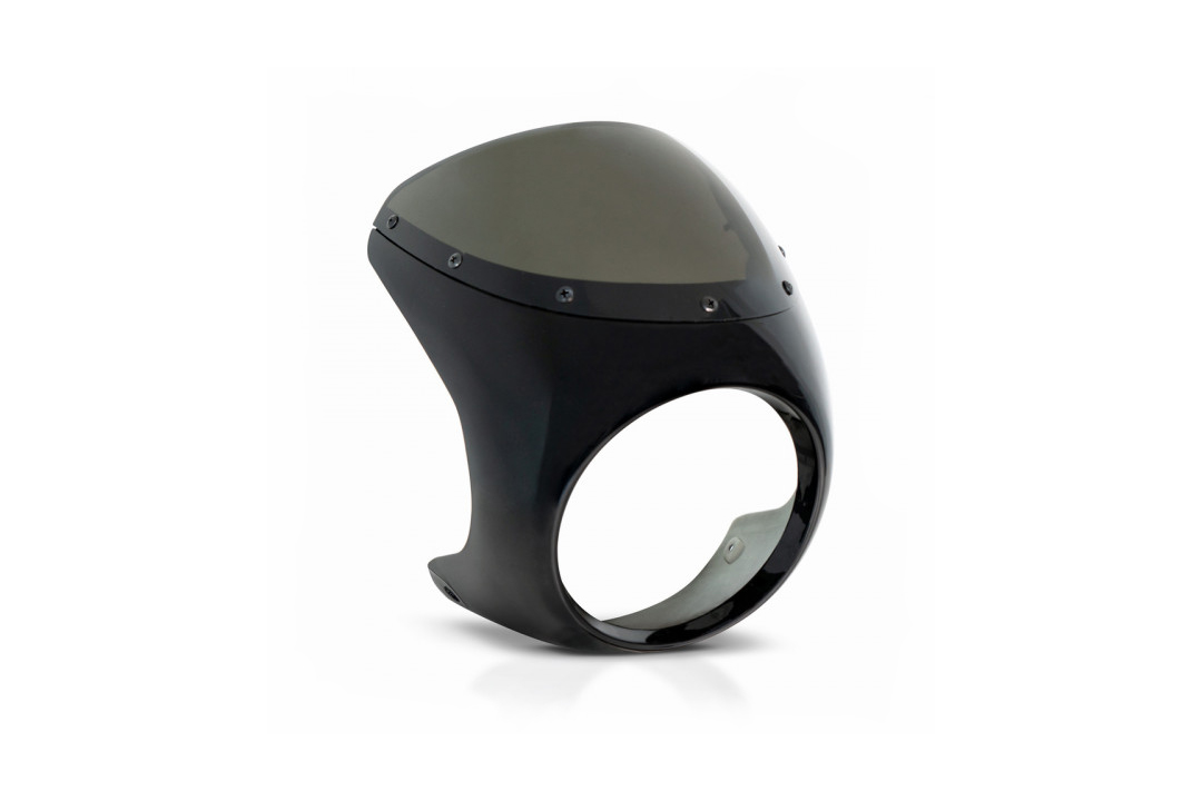 Barracuda placa del faro CAFE RACER SCREEN Semicarenado con faro Dragon Light
