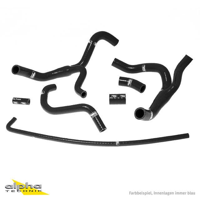 Kit de mangueras de silicona SAMCO SPORT negro para Honda CBR1000RR año del modelo 2008-2011