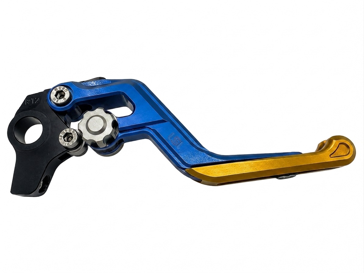 LSL ERGONIA Maneta de Freno R22 Azul/Plata/Oro