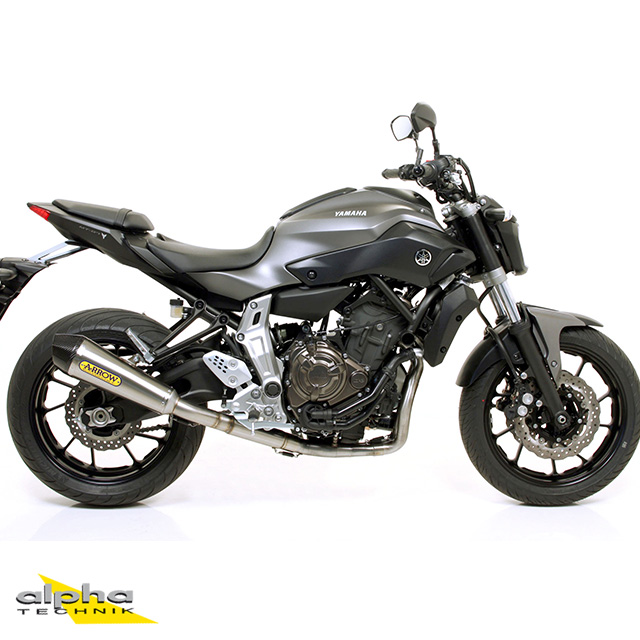 Escape ARROW X-KONE para Yamaha MT07 / Tracer 700 2014-2020, Acero inoxidable (Solo con colector ARROW)