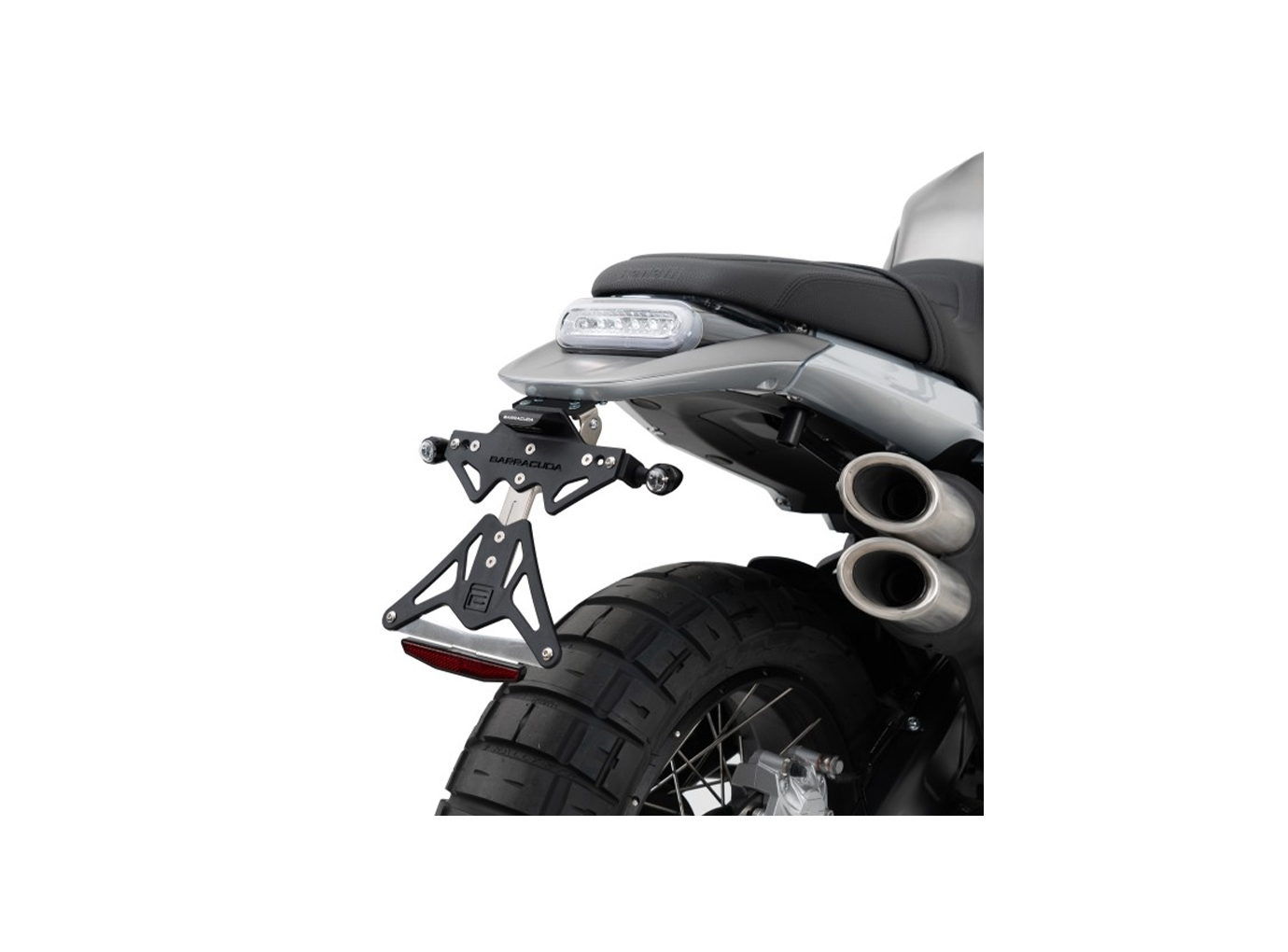 Soporte de matrícula Barracuda para Benelli Leoncino año de modelo 2022-