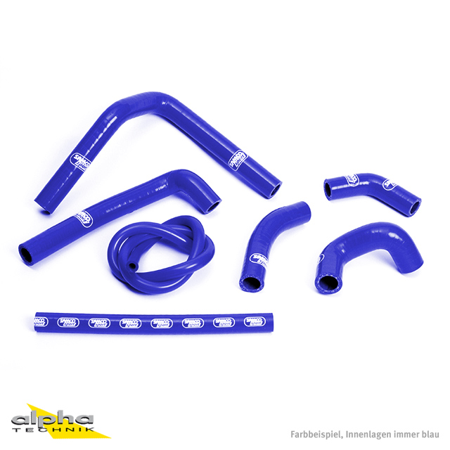 Kit de mangueras de silicona SAMCO SPORT azul para Honda CR250R año del modelo 2002-2012