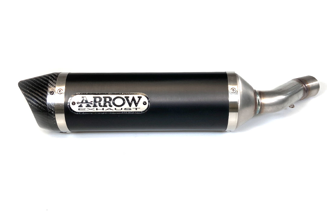 ARROW Escape DARK THUNDER Aluminio negro para Honda CB600F 2007-2013