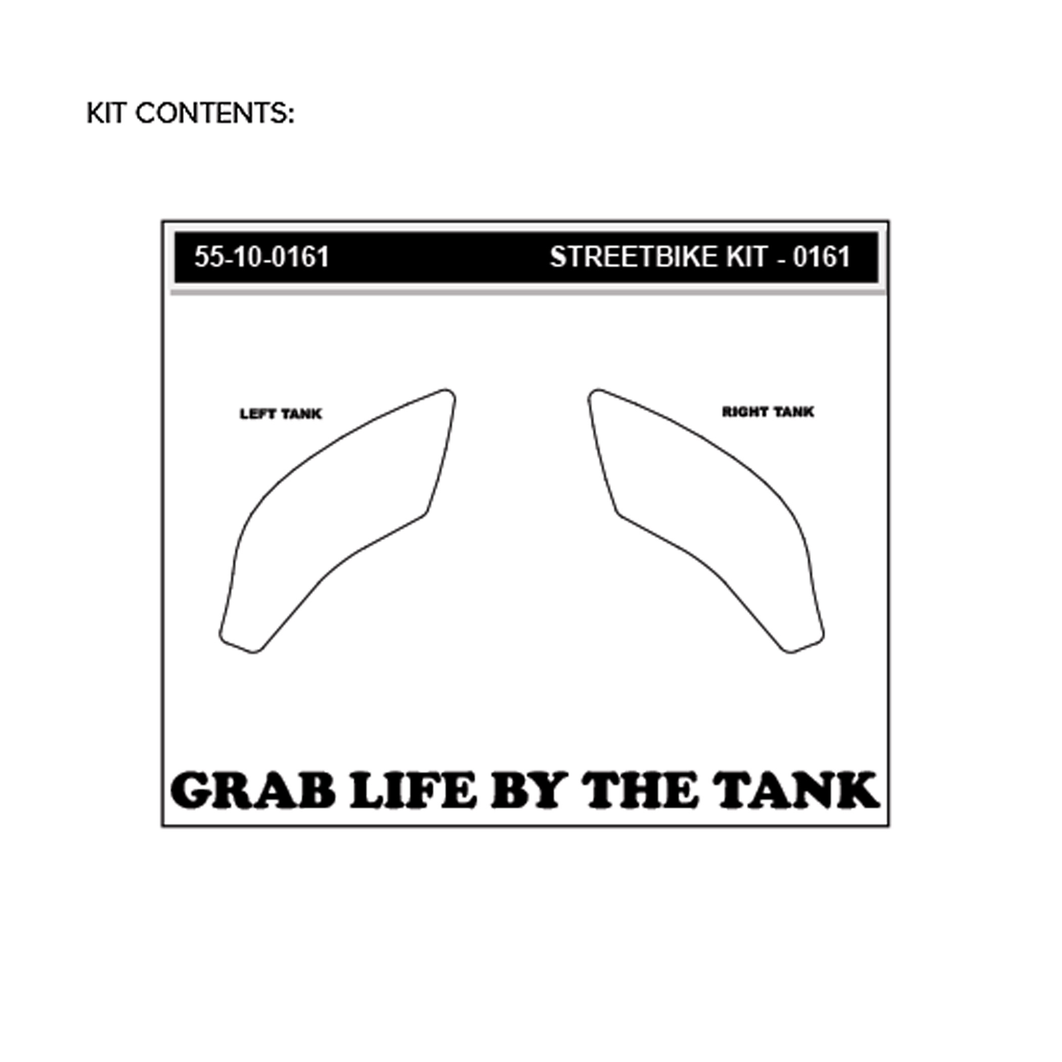 Stompgrip transparente, Volcano, para Honda CB300R / CB(R)650R, 2019-2025