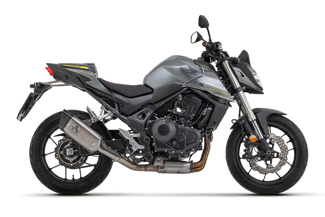 ARROW PISTA Slip-On Titanio para Honda CB750 Hornet Año del modelo 2023-