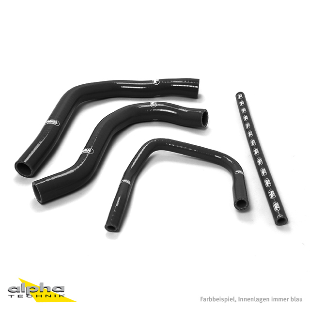 Kit de mangueras de silicona SAMCO SPORT negro para Yamaha YZF750R Año del modelo 1993-1994