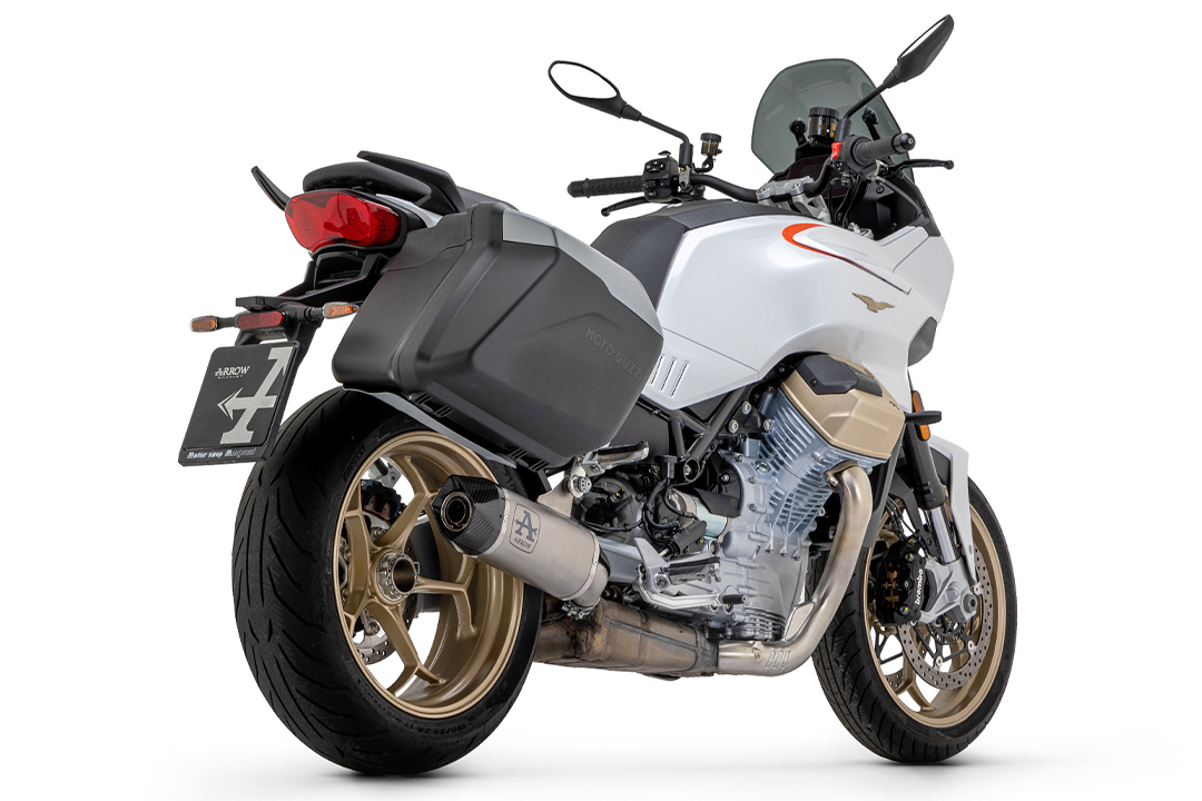 Escape ARROW INDY RACE Titanio para Moto Guzzi V100 Mandello Año del modelo 2023-