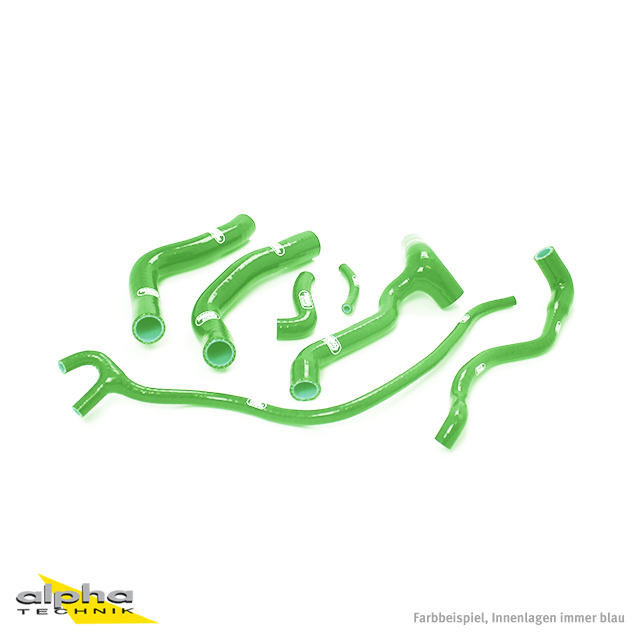 Kit de mangueras de silicona SAMCO SPORT verde para Aprilia SMV750 Dorsoduro años de modelo 2007-2017