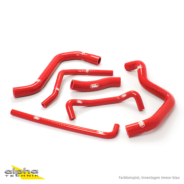 Kit de mangueras de silicona SAMCO SPORT rojo para Suzuki GSR600 GSR750 año del modelo 2006-2017