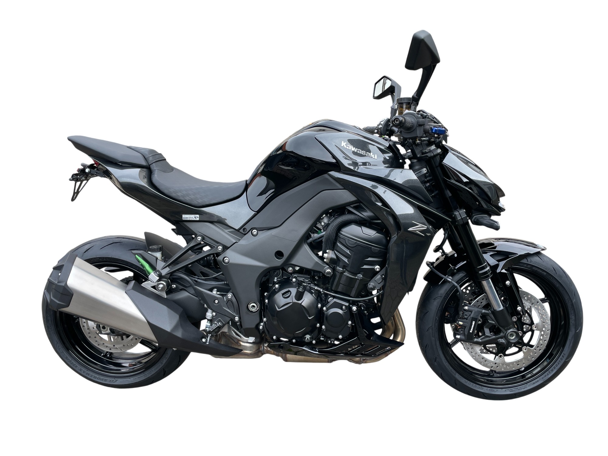 Soporte de matrícula alpha Technik Kawasaki Z1100 / Z1100 SE, año del modelo 2025-