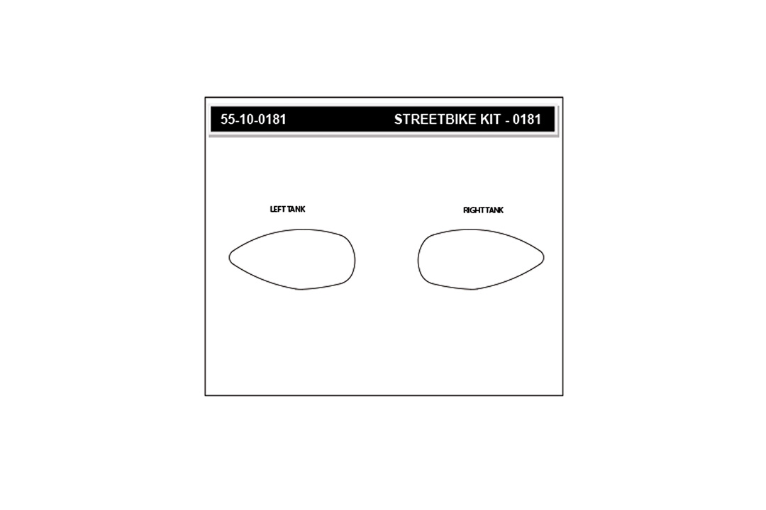 Stompgrip depósito de gasolina Pad transparente, Volcano, Kit Streetbike depósito de gasolina, para Aprilia RS 660, 2020-2025, Tuono 660, 2021-2025