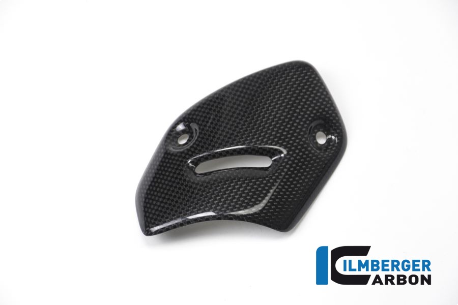 Protector térmico de escape de carbono Ilmberger para la salida, brillante