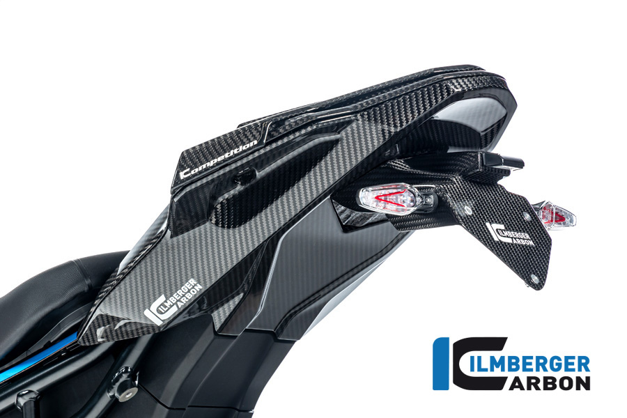 Ilmberger Carbon Rahmenheckabdeckung unten, glänzend, BMW M1000RR, S1000RR, 2023-