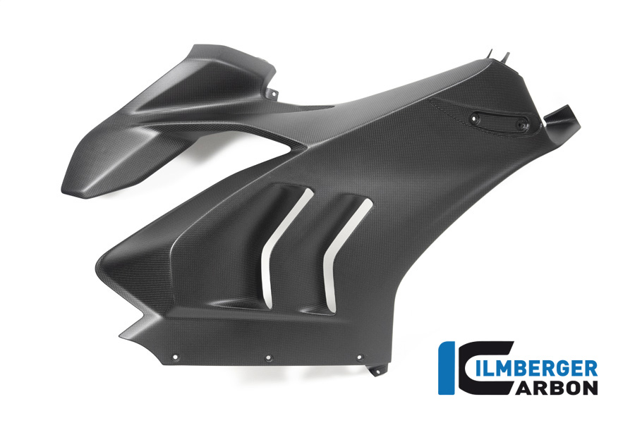 Panel lateral de carenado de carbono Ilmberger lado derecho mate Panigale V4 R