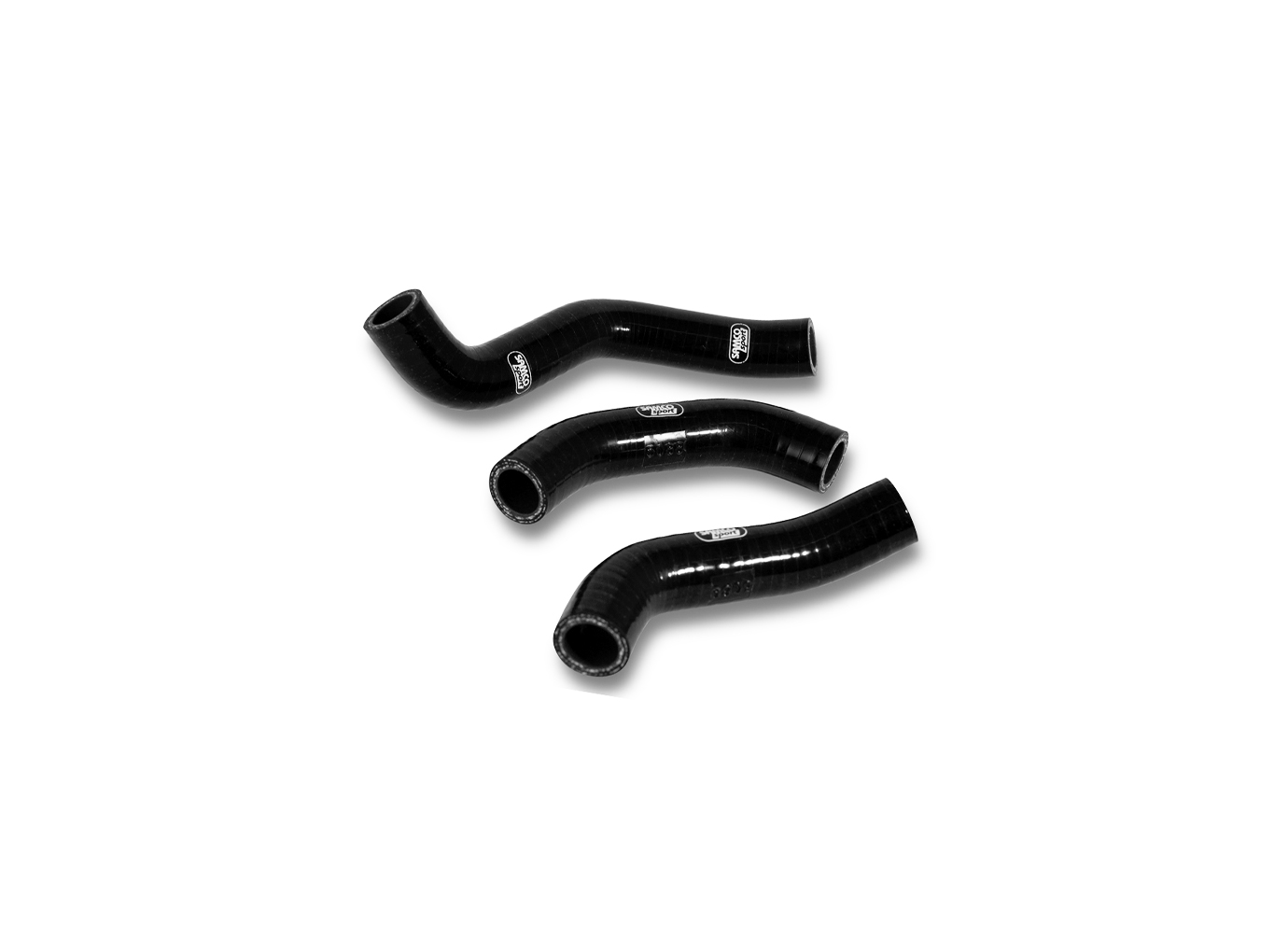 Kit de mangueras de silicona SAMCO SPORT termostato Bypass negro para KTM 450 EXC-F / 500 EXC-F Six Days / Husqvarna FE450 / FE501
