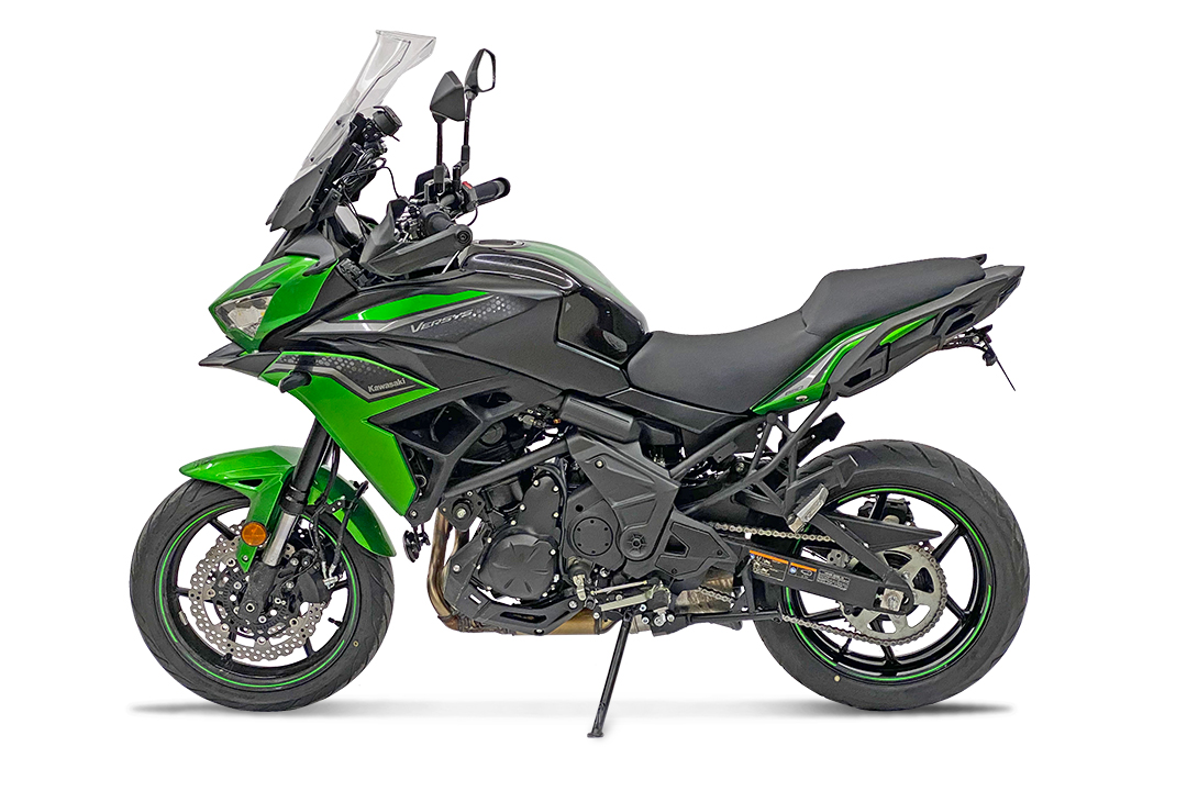 Soporte de matrícula alpha Technik para Kawasaki Versys 650, Tipo LE650E / LE650H / LE650J, a partir del año de modelo 2015-