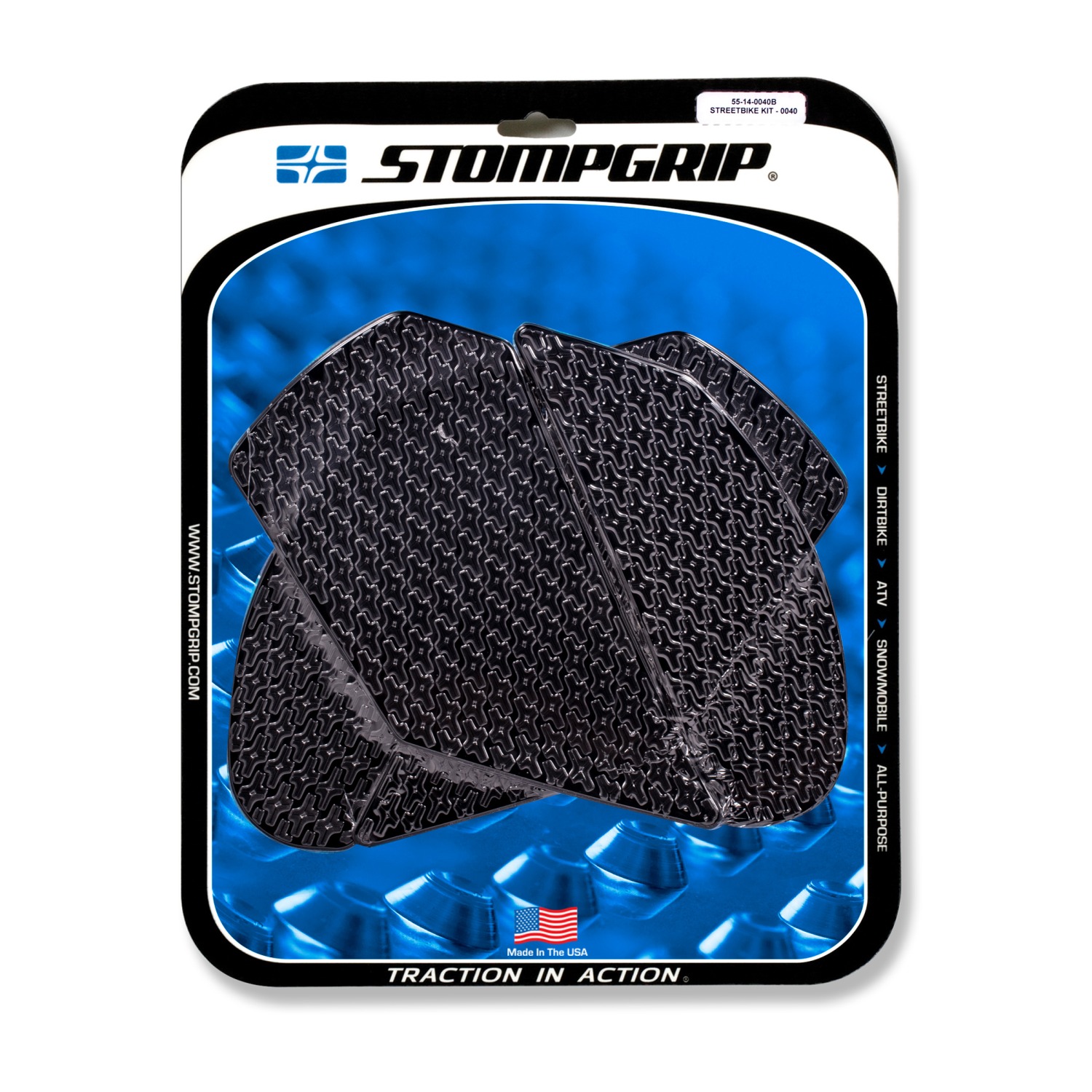 Almohadillas de tracción Stompgrip negras, para Kawasaki ZX10R Ninja 2011-2025, ZX10R SE 2019-2020, ZX10RR 2017-2025