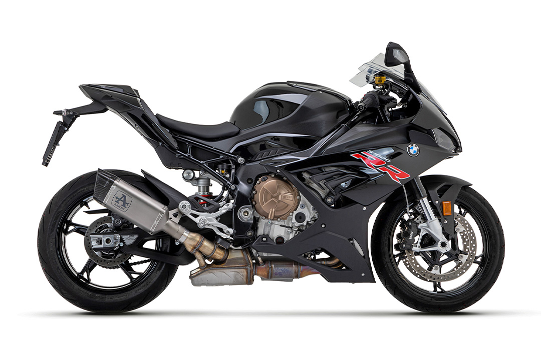 ARROW PISTA Slip-On Titanio para BMW S1000RR a partir de 2019- / S1000R a partir de 2021- / M1000RR a partir de 2020- / M1000R a partir de 2023-