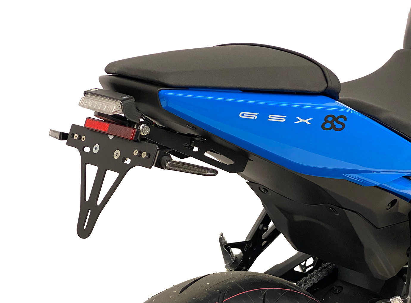 Soporte de matrícula alpha Technik para Suzuki GSX-8S / GSX800 año del modelo 2023-