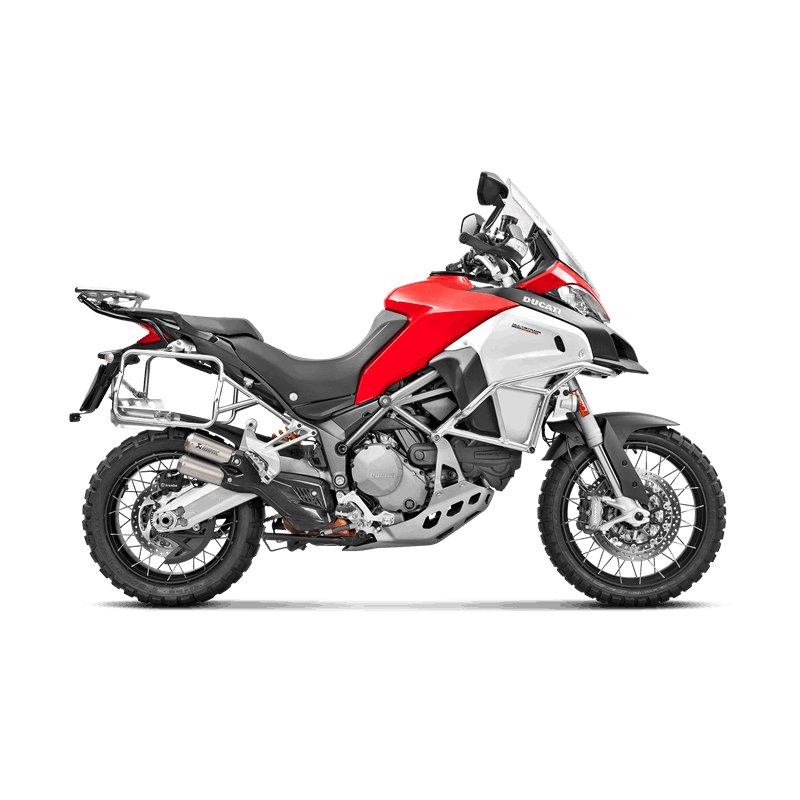 Escape Akrapovic Slip-On Line (Titanio) para Ducati Multistrada 1200 Enduro 2017-2018, Multistrada 1260 Enduro 2019-2020, Multistrada 950/950S 2017-2020
