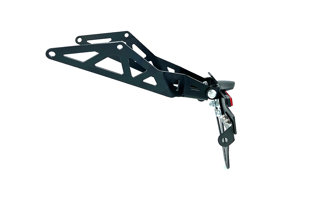 Soporte de matrícula alpha Technik para Honda CB650R / CBR650R / CB 1000 Hornet, a partir del año de modelo 2021