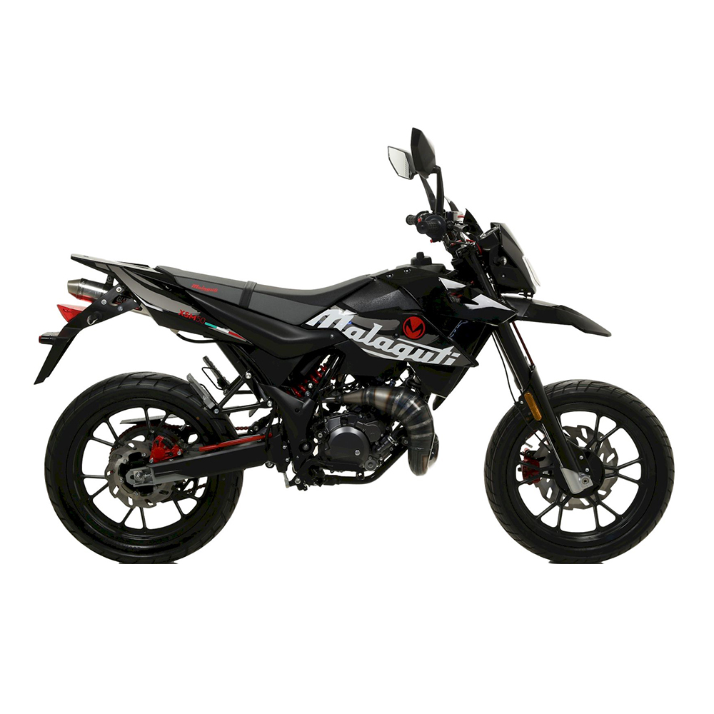 Silenciador trasero GIANNELLI ENDURO 2STROKE para KSR Moto TR50SM, 2014-16, Malaguti XSM50, 2019-