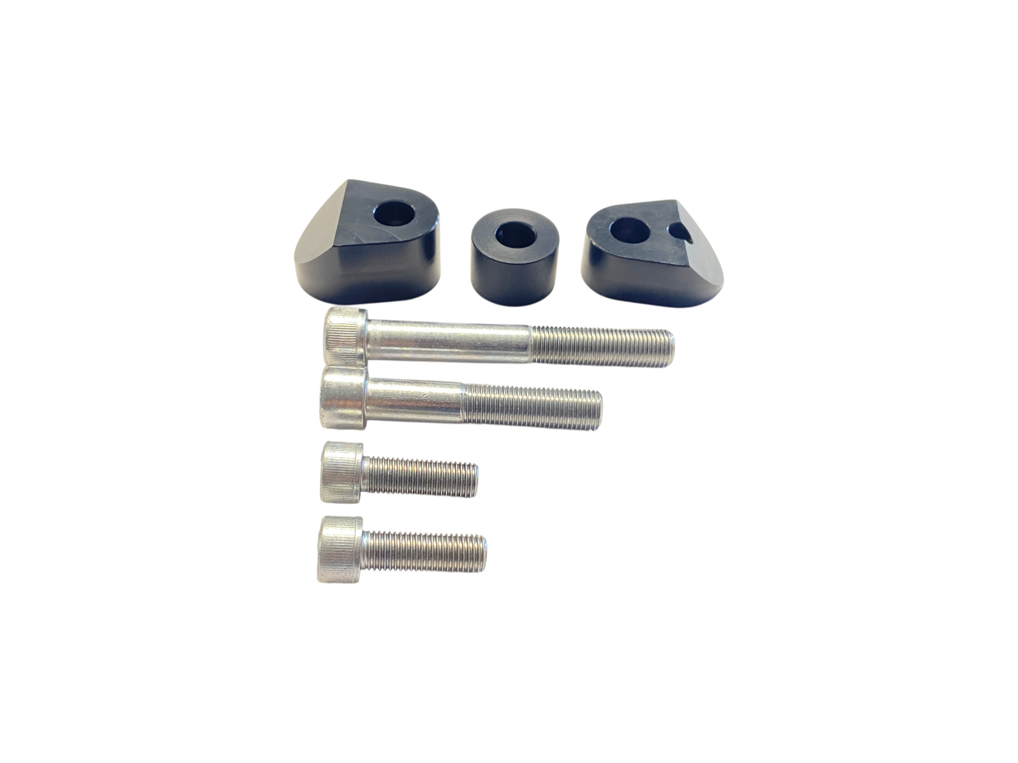 Kit de montaje de topes anticaída LSL para Honda CBF600N/S, 2008-, DS, negro