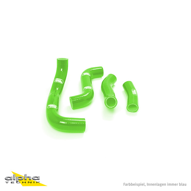 Kit de mangueras de silicona SAMCO SPORT verde para Kawasaki ZRX1100 ZRX1200 a partir del año de modelo 1997- solo para vehículos sin deshielo de carburador