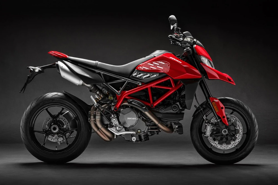 Stompgrip depósito de gasolina Pad transparente, Volcano, para Ducati Hypermotard 950, 2019-2025, Hypermotard 950 RVE, 2021-2024, Hypermotard 950 SP, 2019-2025