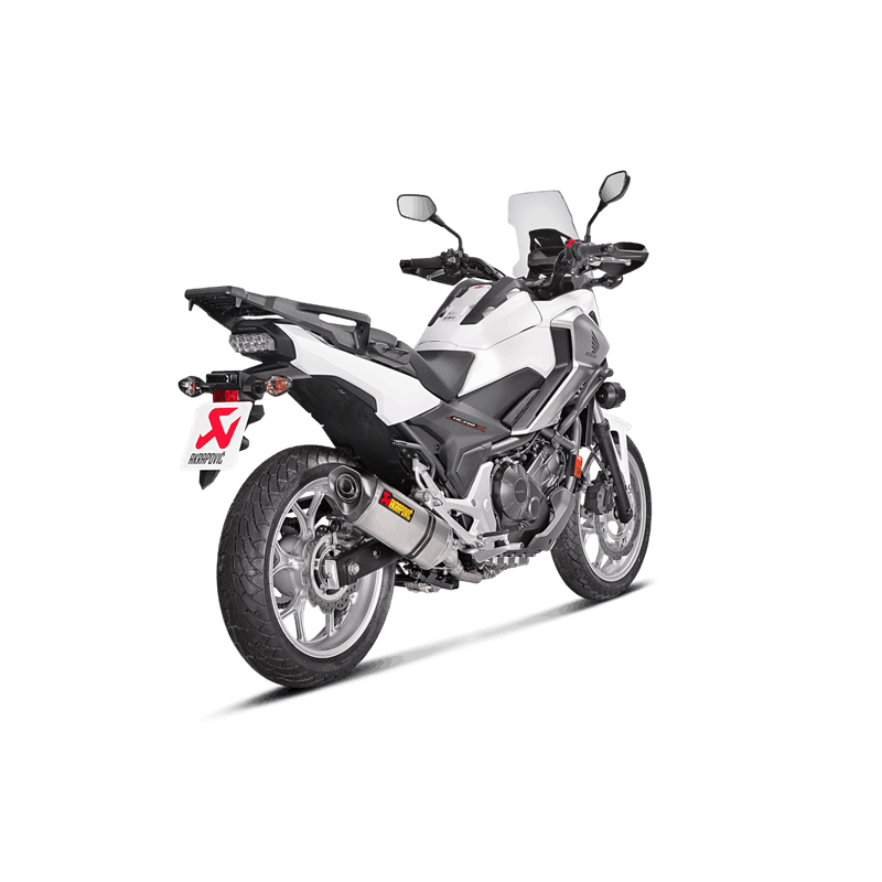 Sistema de escape Akrapovic Slip-On Line (Titanio) para Honda Integra 2012-2020, NC700/750S 2012-, NC700/750X 2012-2020