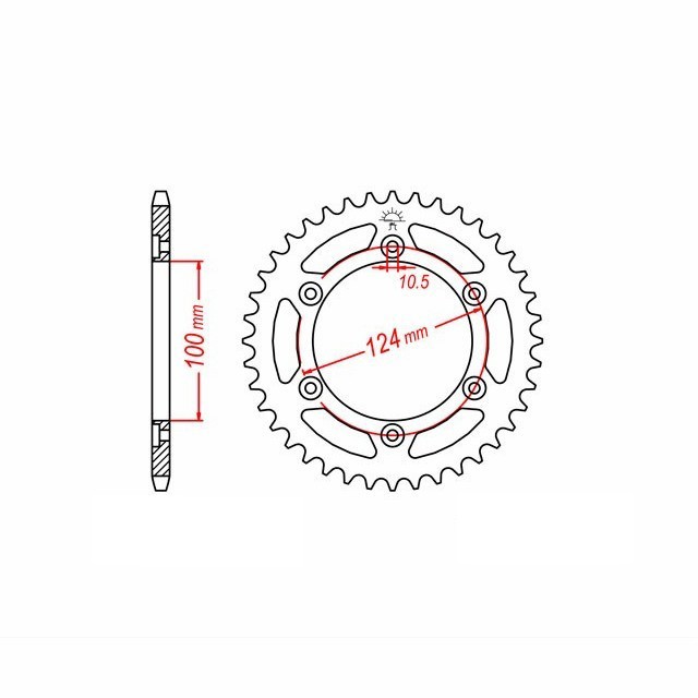 Kit de cadena DID con cadena 520ZVM-X, color oro, para Ducati Monster 400, año del modelo 2003-