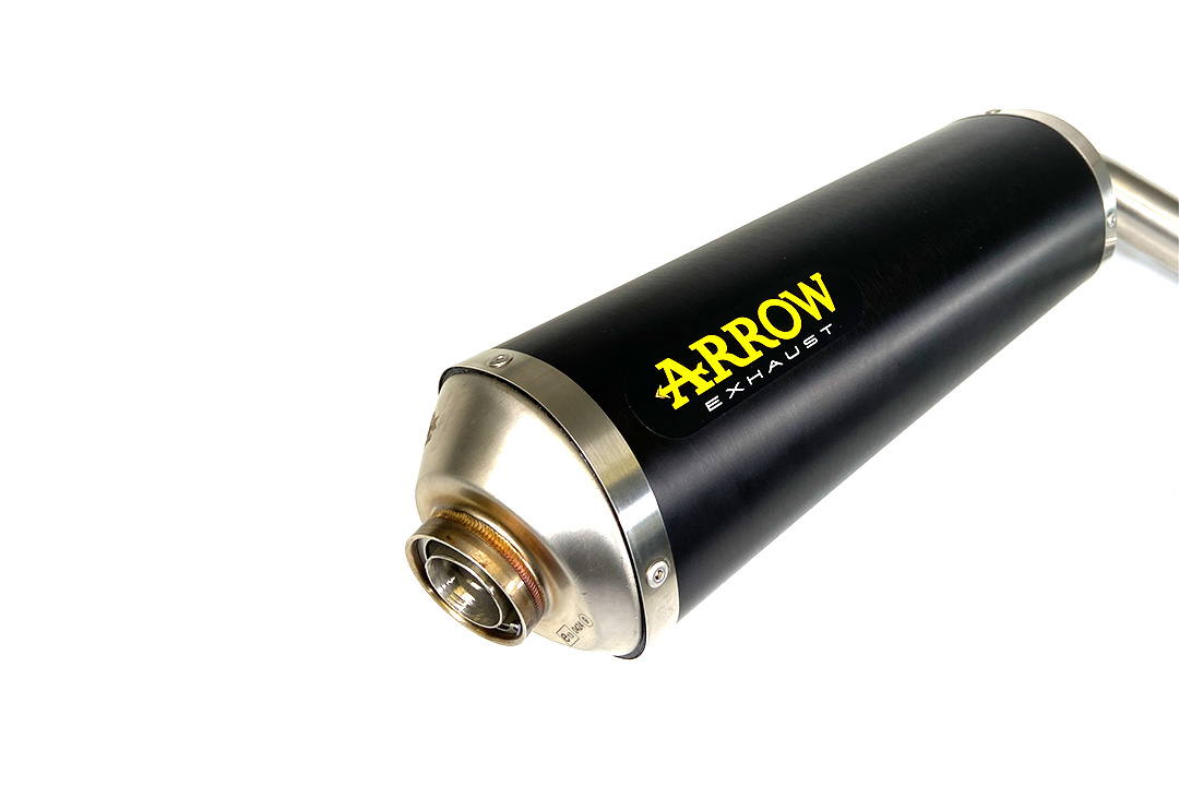 ARROW Escape RACE TECH para Honda XL650V Transalp 2000-07 de aluminio, negro