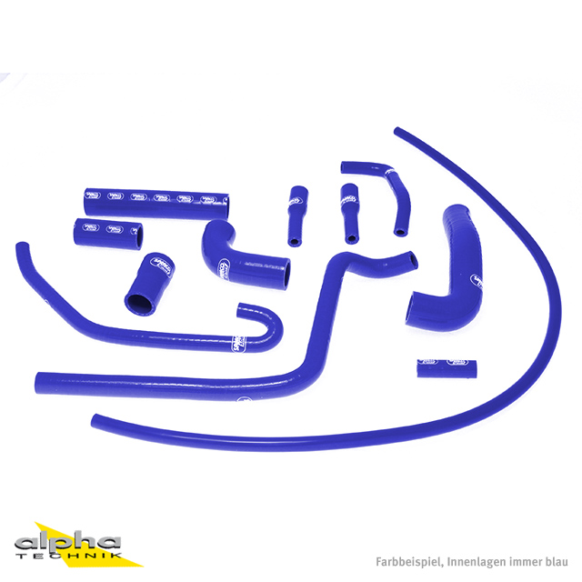 Kit de mangueras de silicona SAMCO SPORT azul para MV Agusta Brutale 750 910 989R año del modelo 2001-2012