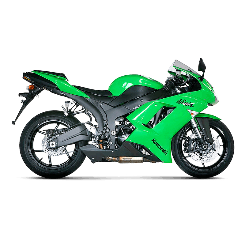 Akrapovic Slip-On Line (Titanium) Escape para Kawasaki Ninja ZX-6R 2007-2008