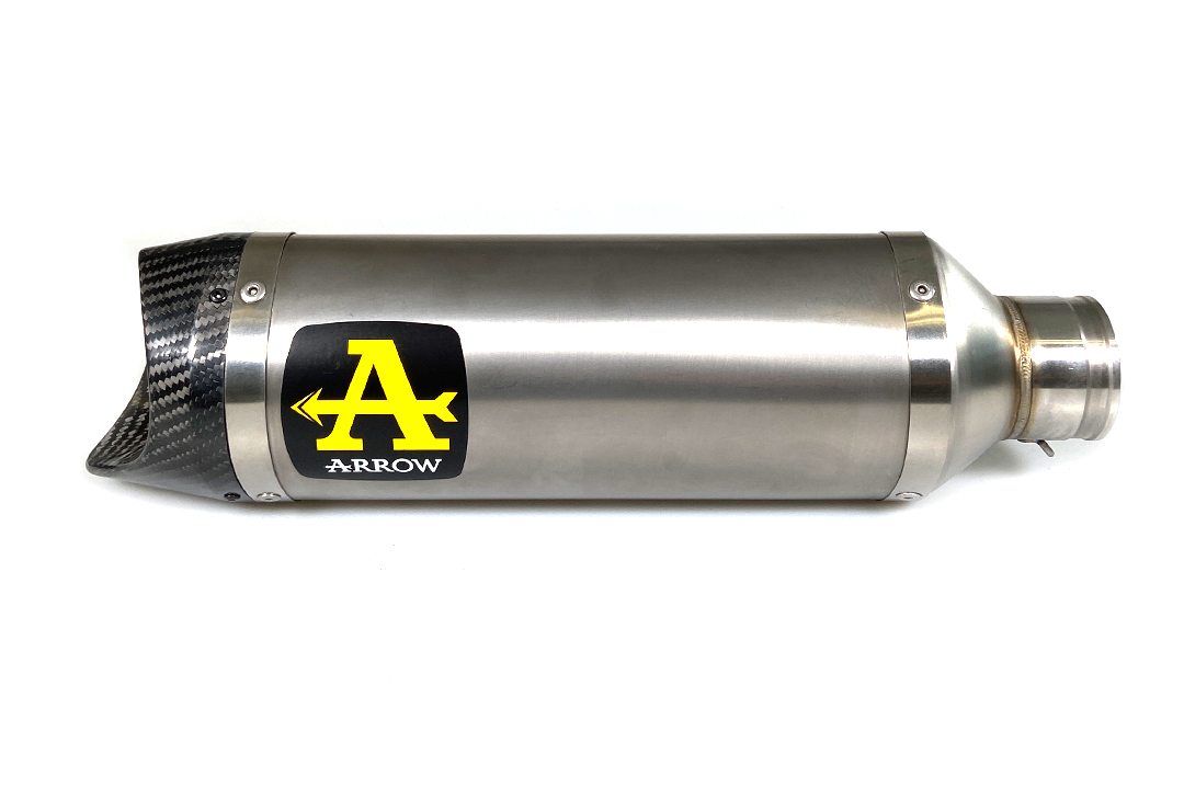 Escape ARROW THUNDER para YZF-R6 RJ11/RJ15 2006-2016, Titanio (Para colector ARROW)