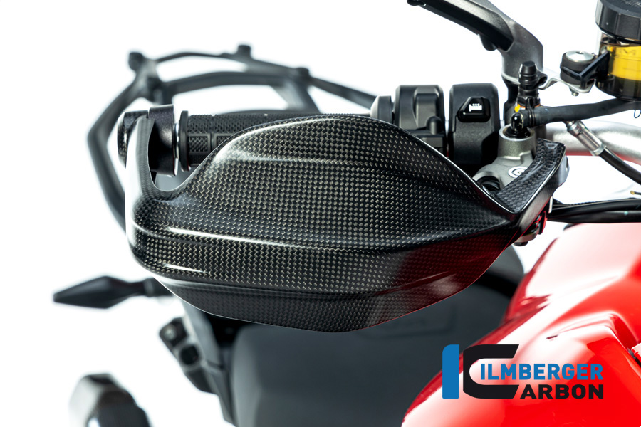 Protector de mano de carbono Ilmberger lado derecho, mate, Ducati Multistrada V4 2020-
