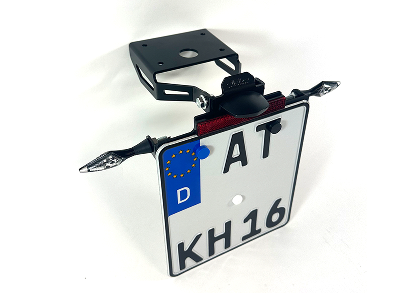 Soporte de matrícula alpha Technik para Benelli TRK 702 / TRK 702X, Tipo PA8, Año del modelo 2023-