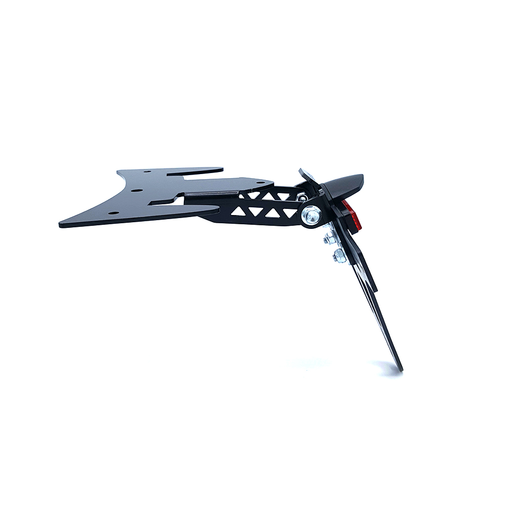 Portamatrículas alpha Technik para Kawasaki ZZR1400; TIPO ZXT40H; Año del modelo 2016-