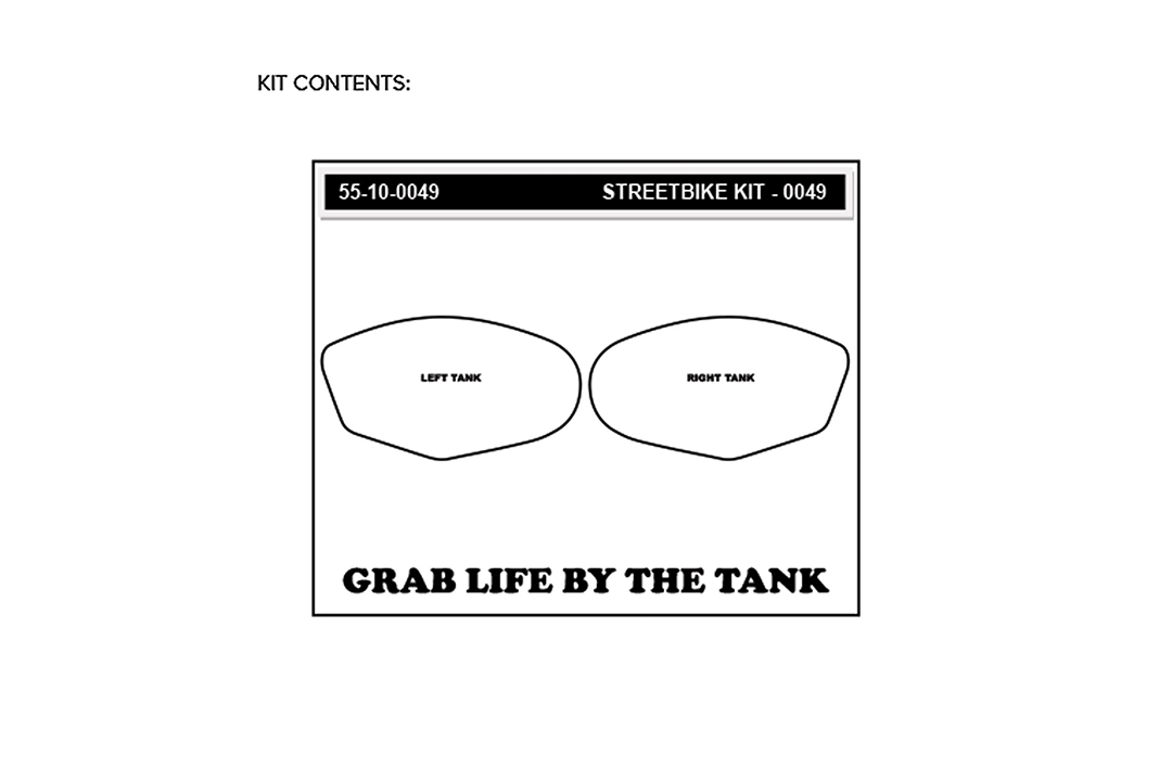 Stompgrip transparente, Icon, para Suzuki GSX-R 1000, 2005-2006