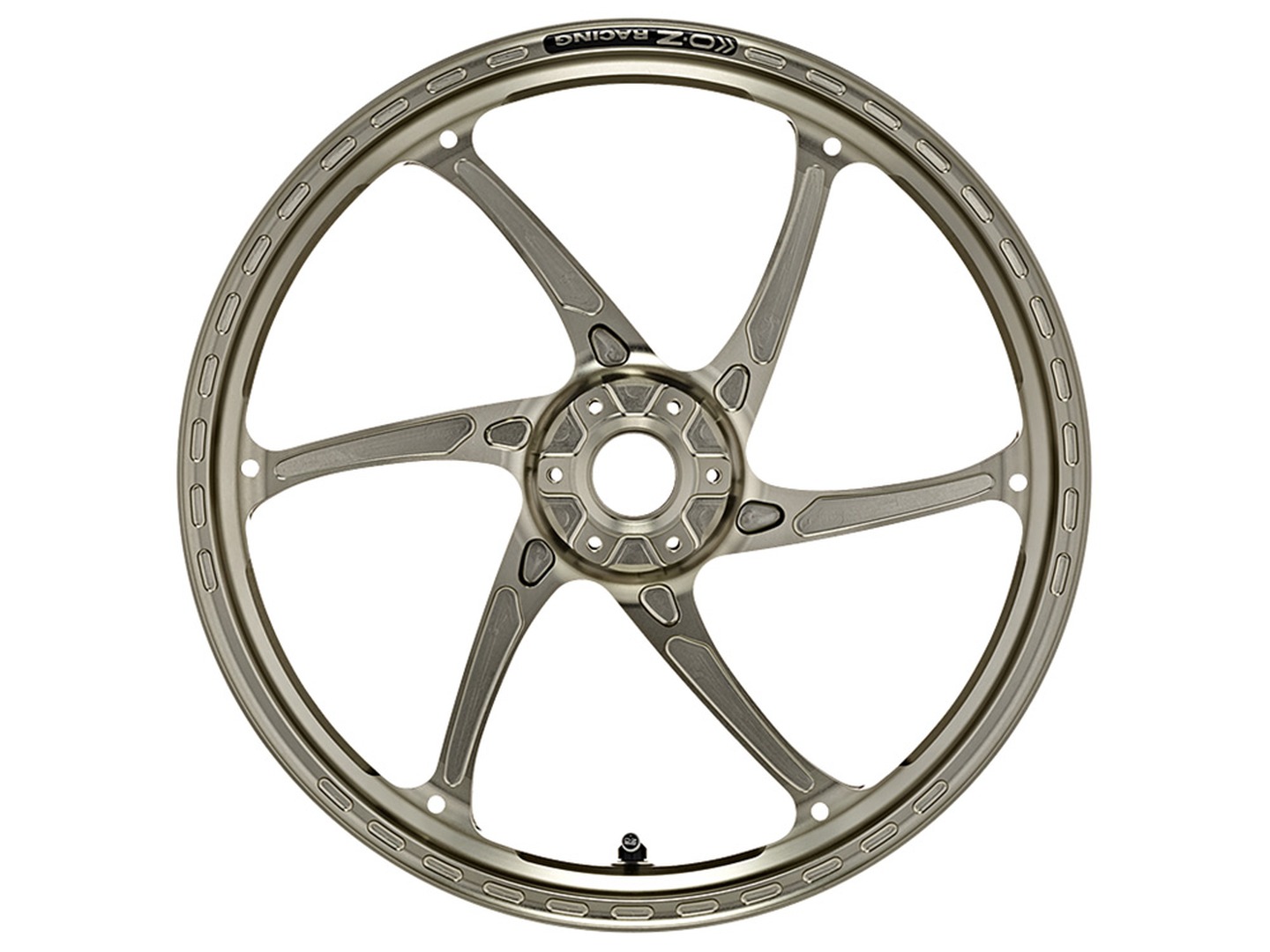 OZ Gass RS-A Aluminio anterior, delanteroe en color titanio para Suzuki GSX-S 750, 2017