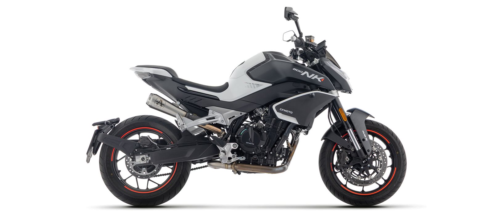 ARROW Escape PRO RACE Slip-On NiChrome para CF Moto 800NK 2024-2025