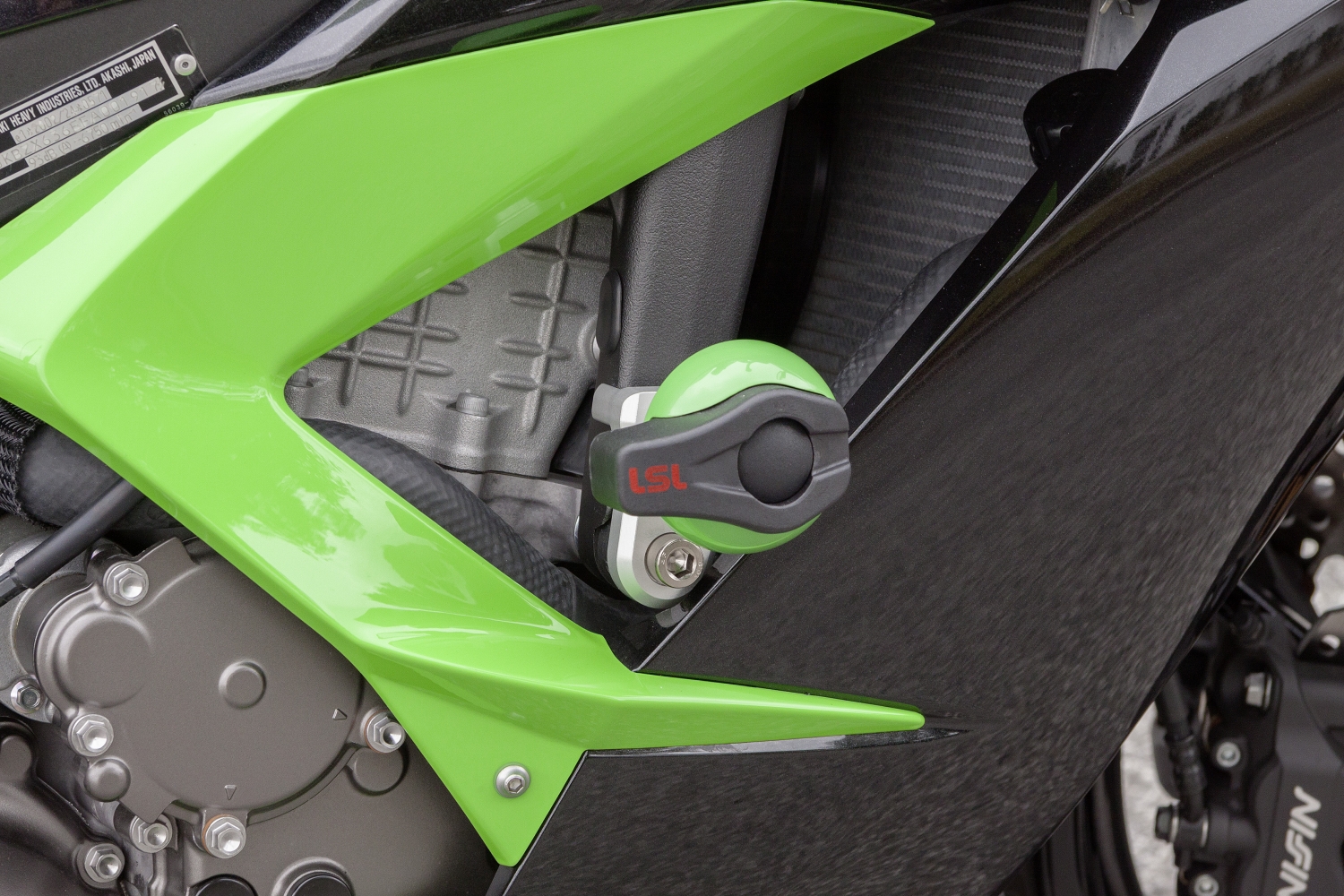 Kit de montaje de protectores anticaída LSL para Kawasaki ZX-6R 636 ABS, 2013-