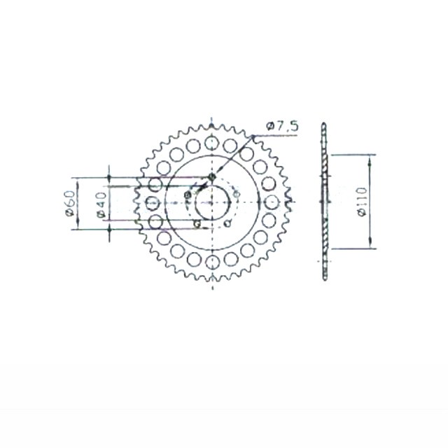 Esjot corona Z-44 KTM SX50 Pro Senior LC, Aluminio.