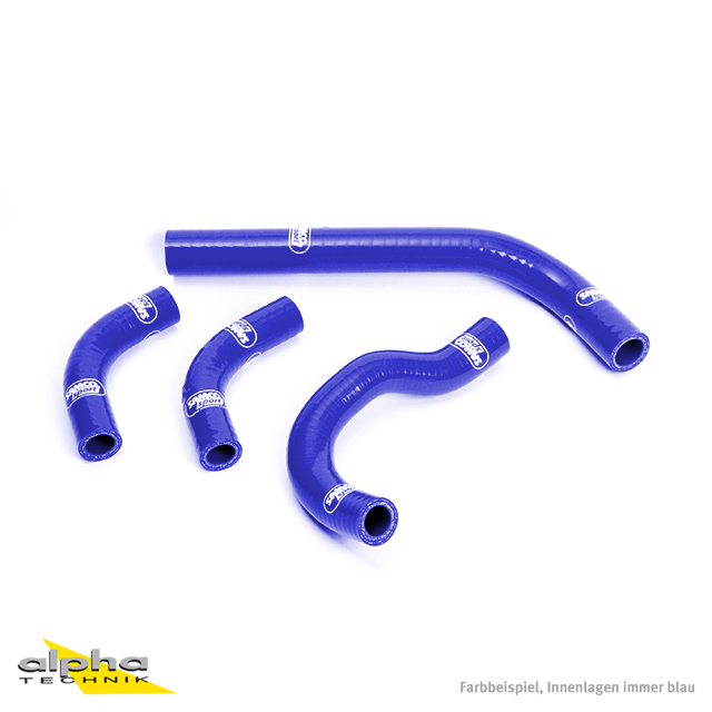 Kit de mangueras de silicona SAMCO SPORT azul para Honda CRF250R CRF250X Año del modelo 2003-2019
