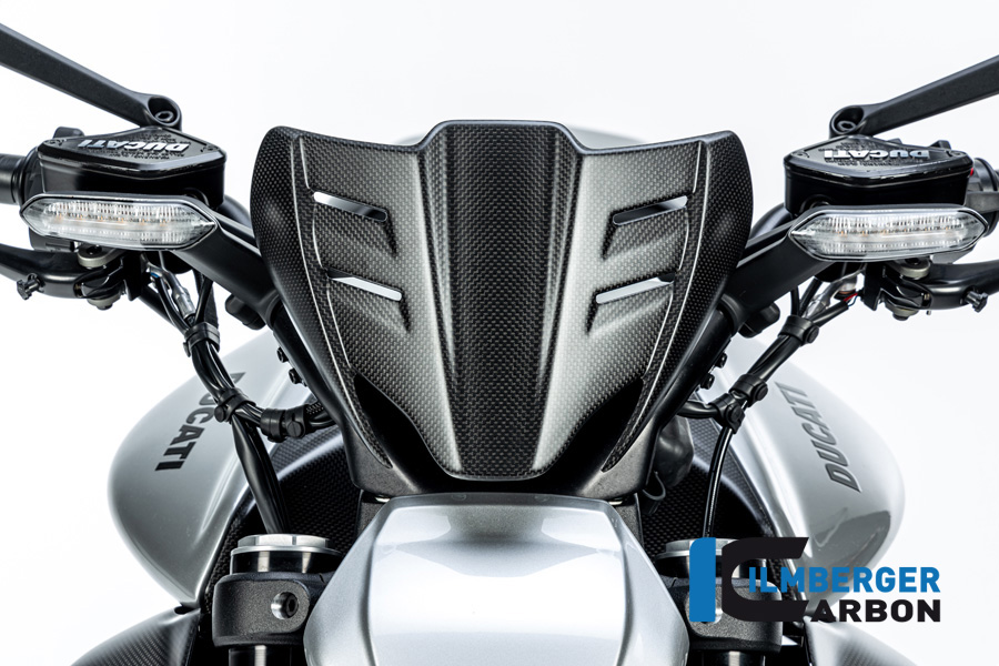 Parabrisas de Carbono Ilmberger, mate, Ducati Diavel V4, 2023-
