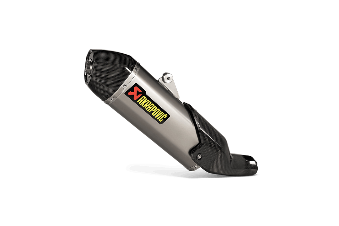 Sistema de escape Akrapovic Slip-On Line (Titanio) para Ducati DesertX, Tipo 1X, Año de modelo 2022-